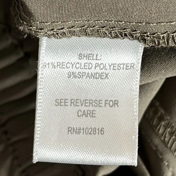 Garnet Hill Ruched Side Panel Jogger Pants in Caper - Size Small - Picture 5 of 6